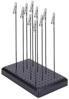 9X14 Holes Schilderen Stand Base Met 10/20Pcs Metal Alligator Clip Stick Voor Gundam Modelbouw tool Sets