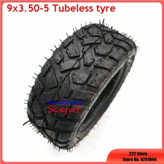 9x3.50-5 Elektrische Scooter Tubeless Off-Road Band 9 Inch Vacuüm Slijtvaste Wiel Band 9*3.50-5 Sneeuw Veegmachine Band