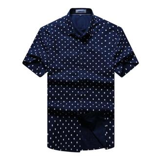 9XL Plus Size Zomer 8XL 7XL 6XL 5XL Katoen Casual Shirts Heren Shirt Mannen Korte Mouw Mannelijke Dunne turn-Down Coller XXXL