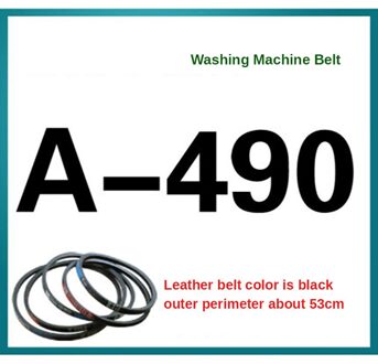 A-490 Wasmachine Riem Een Soort Riem Transmissie Riem Wasmachine Motor Riem Driehoek Riem Antistatische Riem Accessoires