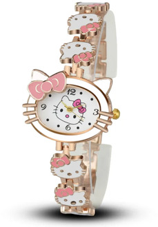 A Birthday Present Fashion Cartoon The Cat Children Watch Hand Catenary Trend Kids Watches