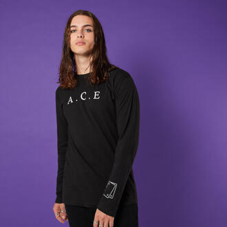 A.C.E Up My Sleeve Unisex Long Sleeve T-Shirt - Black - XXL Zwart