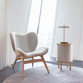 A Conversation Piece naturel houten fauteuil White Sands Beige
