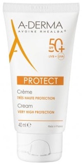 A-Derma Zonnebrandcrème A-Derma Protect Cream SPF50+ 40 ml