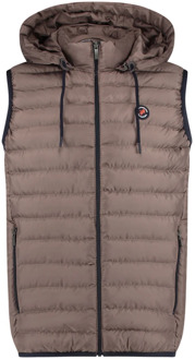 A FISH NAMED FRED Bruine Bodywarmer met Rits A fish named Fred , Brown , Heren - Xl,M