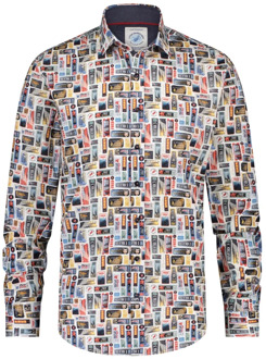 A FISH NAMED FRED Casual Shirts A fish named Fred , Multicolor , Heren - Xl,L