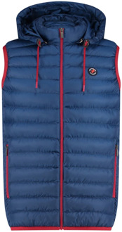 A FISH NAMED FRED Donkerblauwe Bodywarmer met Rits - 50 A fish named Fred , Blue , Heren - 2Xl,Xl,L,3Xl