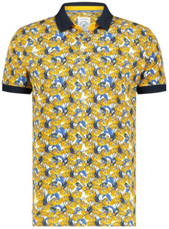 A FISH NAMED FRED Gele poloshirt met korte mouwen A fish named Fred , Yellow , Heren - 2Xl,L,M