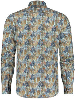 A FISH NAMED FRED Overhemd Wild Life Light Blue  5XL Multicolor