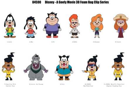 A Goofy Movie 3D Foam Bag Clips Series 74 Display (24)