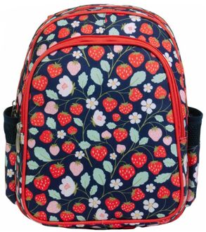 A Little Lovely Company Noa Backpack strawberries schooltas kind Multicolor - H 32 x B 27 x D 19 cm