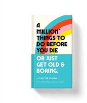 A Million Things To Do Before You Die Prompted Journal - Brass Monkey