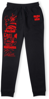 A Nightmare On Elm Street Freddy Men's Joggers - Black - L Zwart