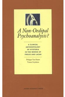 A non-oedipal psychoanalysis? - Boek Philippe van Haute (905867911X)