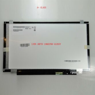 A+Klasse 14" LED WXGA HD 1366x768 LVDS 40Pin TFT Glossy Slim Scherm - small