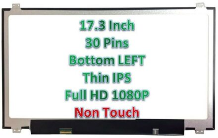 A+Klasse 17.3" LED FHD IPS Notebook Matte TFT Scherm EDP 30Pin