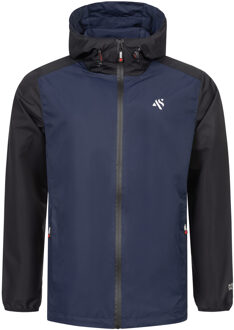 A. Salvarini heren regenjas AS-322 waterafstotend & lichtgewicht Blauw