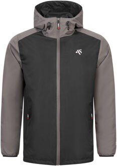 A. Salvarini heren regenjas AS-322 waterafstotend & lichtgewicht Zwart - 2XL