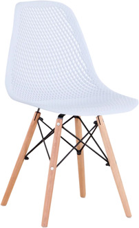 A set of 4 Nordic medieval retro design dining chairs, hollow-carved with solid wood feet, suitable for kitchen, dining room