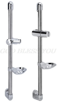 A Set Shower Rod Soap Dish Lifter Pipe ABS Lifting Frame Adjustable Head Holder Drop Shipping