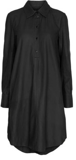 A-Shape Dress Leak 100084 Zwarte Overhemdjurk Btfcph , Black , Dames - S