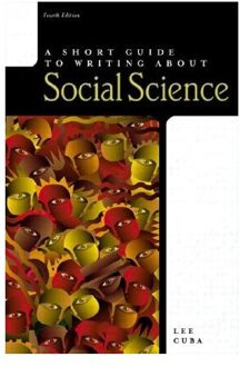 A Short Guide to Writing about Social Science