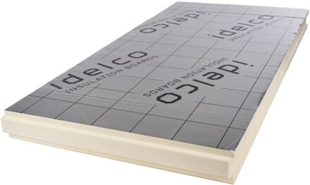 A-therm Pir Isolatieplaat - Rd-waarde 3,60m² K/w - Tand Groef - 80mm - 1200x600mm - 0,720m² - 1 St