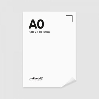 A0 posters drukken - grootse reclame uitingen haarscherp geprint drukken