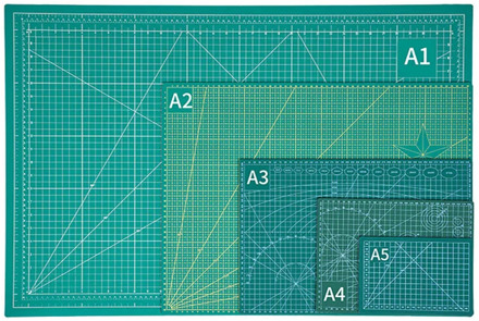 A1 A2 A3 A4 A5 Double Side PVC Cutting Board Durable Self Healing DIY Cutting Mat Sewing Student Art Paper Engraving Pad