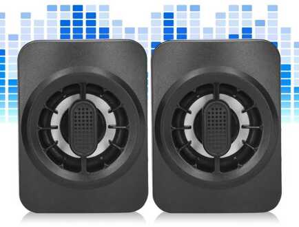 A1 Draagbare Mini Rgb Speaker Usb Powered 3.5Mm Wired Subwoofer Voor Pc Laptop Desktop Draad Controle