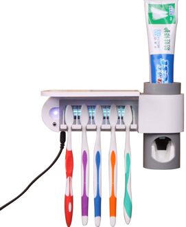 A1 Innovatieve UV tandenborstel sterilisator automatische drogen sterilisator opslag muur opknoping tandenborstelhouder LO714620