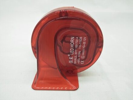 A134 Slak Motorfiets Speaker 110DB 12 V Euro Motorbike Racing Hoorn Auto Geluid Auto Loud Air Horn Sirene Luidspreker Hoorn sirene rood Snail Horn