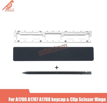 A1706 A1707 A1708 Toetsenbord Ruimte Bar Key Cap Toetsen En Clip Schaar Scharnier Keycap Voor Macbook Pro Retina 13 "15" ruimte Key met Clip