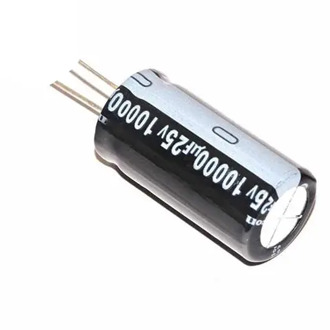 A18-- Aluminum Electrolytic Capacitor 25V / 10000 UF 25V/10000UF Electrolytic Capacitor Size 18*35 mm plug-in 25V 10000UF