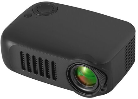 A2000 Mini Draagbare 1080P Hd Huishouden Smart Projector Home Theater Multi-Media zwart
