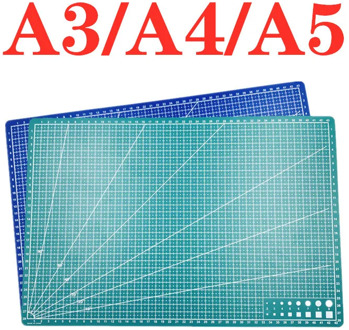 A3 A4 5 PVC Cutting Mat Workbench Patchwork Cut Pad Sewing Manual DIY Knife Engraving Leather Cutting Board Single Side Underlay
