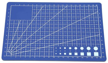 A3 A4 5 Pvc Snijmat Naaien Graveren Leren Board Snijden Mat Werkbank Patchwork Cut Pad Self-Healing Snijden plaat Kits A5 blauw