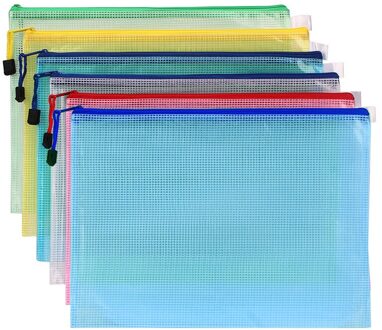 A3/A4/A5/A6 Size Waterdichte Document Tas Bestand Kaart Pak Kantoor School Bestandsmap Boek Potlood pen Papier Opbergtas Supplies A6 12CMx16CM