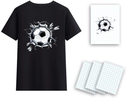 A3/A4 T-shirt Transfer Papier Voor Donkere Kleur 100% Katoen Stoffen Doek Inkjet Printing donker A4X20sheets