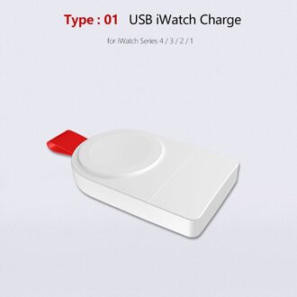 A3 Draagbare USB Horloge Charger Magnetische Draadloze Oplader voor Apple iWatch Serie 5 4 3 2 1 Adapter Draadloze Snelle oplaadkabel 01 Watch USB Charge
