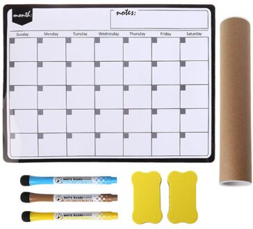 A3 Maandelijkse Planner Magnetische Whiteboard Magneten Tekening Bericht Herinneren Pad U4LD