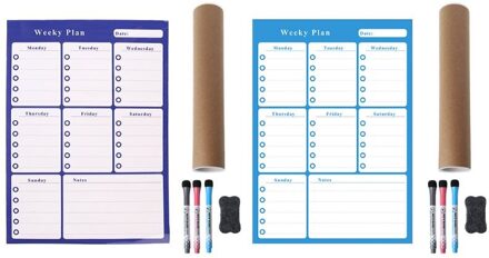 A3 Wekelijkse Planner Zachte Magnetische Whiteboard Magneten Tekening Message Board P9YA DB