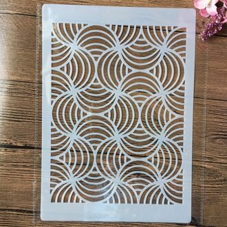 A4 29Cm Mandala Geometrie Textuur Diy Gelaagdheid Stencils Muur Schilderen Plakboek Kleuring Embossing Album Decoratieve Template