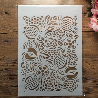 A4 29Cm Mandala Ronde Grote Bloemen Diy Gelaagdheid Stencils Muur Schilderen Plakboek Kleuring Embossing Album Decoratieve Template