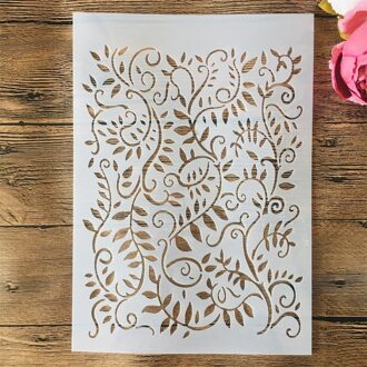 A4 29Cm Mandala Ronde Grote Bloemen Diy Gelaagdheid Stencils Muur Schilderen Plakboek Kleuring Embossing Album Decoratieve Template