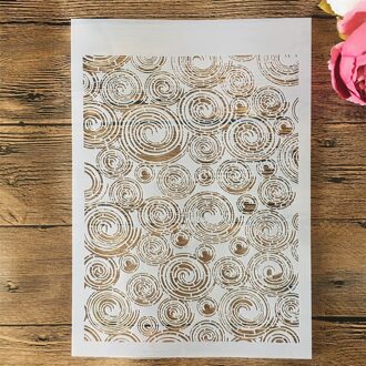 A4 29Cm Mandala Ronde Grote Bloemen Diy Gelaagdheid Stencils Muur Schilderen Plakboek Kleuring Embossing Album Decoratieve Template