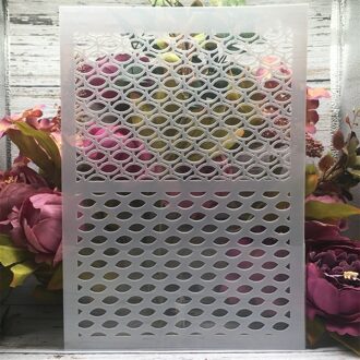 A4 29Cm Ovale Ronde Half Textuur Diy Gelaagdheid Stencils Muur Schilderen Plakboek Kleuring Embossing Album Decoratieve Template