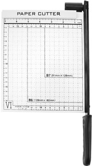 A4/A5/B5 Papier Snijmachine Handmatige Papiersnijder Kantoor Fotopapier Trimmer Machine Rvs Guillotine Kaart cutter