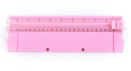 A4/A5 Draagbare Papier Trimmer Scrapbooking Machine Diy Craft Fotopapier Cutter roze