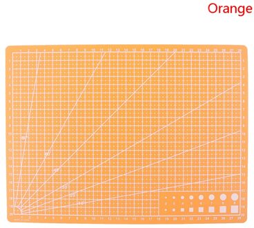 A4/A5 Grid Lijnen Self Healing Snijmat Craft Card Stof Leer Papier Board Diy Gereedschap Houtbewerking Matten Handgemaakte matten 30x22cm geel